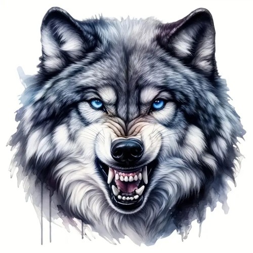 Waterproof growling wolf car - waterproof,