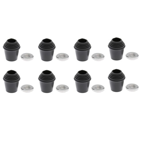 8pcs rubber 5mm feet - rubber,