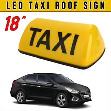 36cm Taxi Roof Sign Aerodynamic Magnetic Taximeter Cab Top Lamp 12V Yellow Light