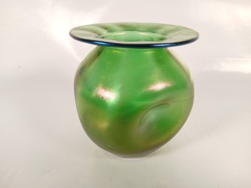 Loetz iridescent glass - glass, vase