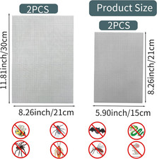 Wire Mesh Sheets, 4PCS Fine