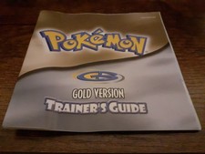 PoKeMoN TRAINER’S GUIDE GameBoy Gold Instruction Manual Booklet, Vgc