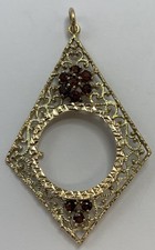 9ct Yellow Gold Garnet Full