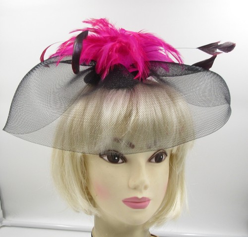 Hot pink hat - hat, double