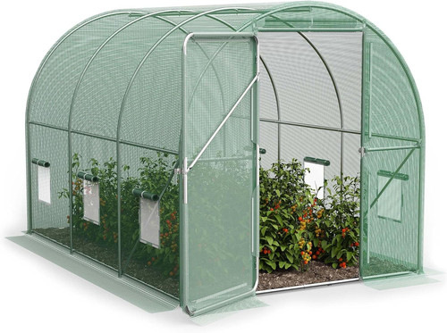 Vonhaus polytunnel greenhouse - vonhaus,