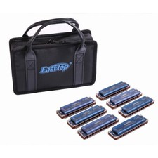 EASTTOP Harmonica Set of 7