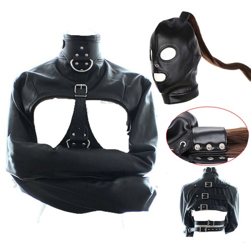 Leather straight jacket - pu,