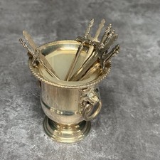 SILVER SWORD COCKTAIL STICK IN