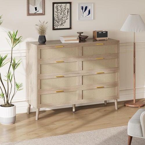 Rattan chest drawers - of,