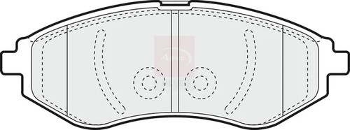 Brake pads set fits - pads,