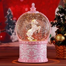 Unicorn Musical Snow Globe