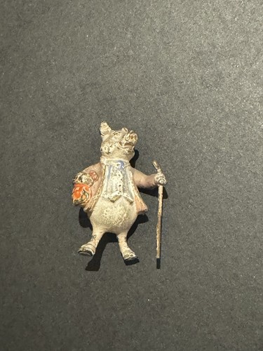 Antique austrian cold - cold, painted