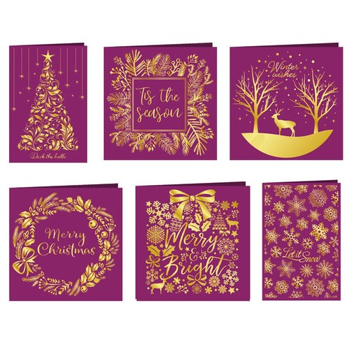 Merry christmas frame hot foil - frame,
