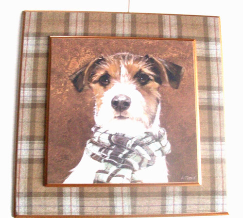 New tartan terrier wall - wall, plaque