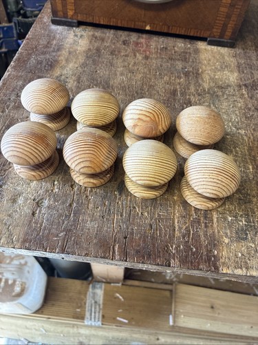 Set pine drawer knobs - set,