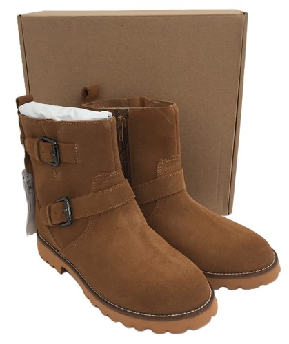 Girl suede ankle boots - suede,