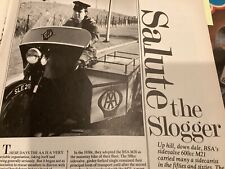 A.A. BSA M21 sidecar outfit MOTORCYCLE  ARTICLE