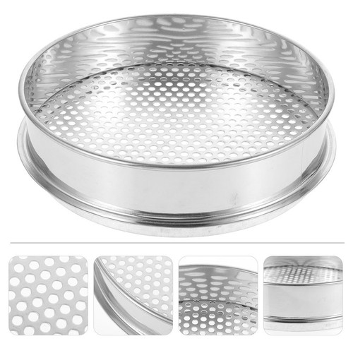 Stainless steel soil sifter - steel,