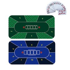 60*120cm Poker Rubber Mat Poker Topper for Tables Suitable for Fundraisers