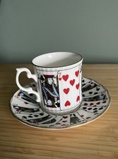 Elizabethan Bone China “ Cut For Coffee “ Demitasse Coffee Cup & Saucer