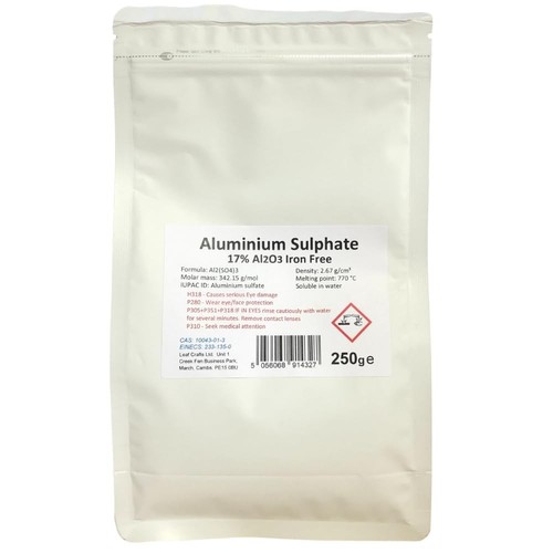 250g aluminium sulphate powder - sulphate,