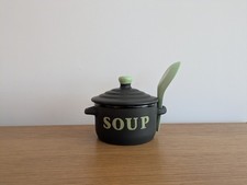 Stoneware Soup Bowl With Lid