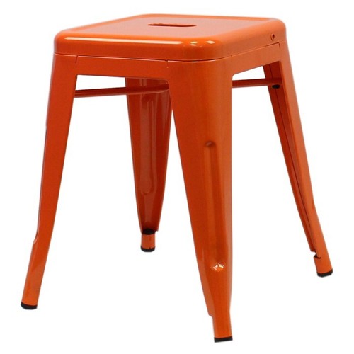 Tolix style low - style, orange