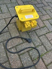 Carroll & Meynell 110V Transformer 1.5kVA 3.0kVA 2x 16A 240V Plug Site Use