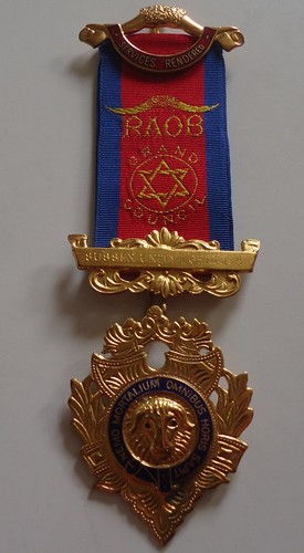 1980 masonic medal raob kom - raob,