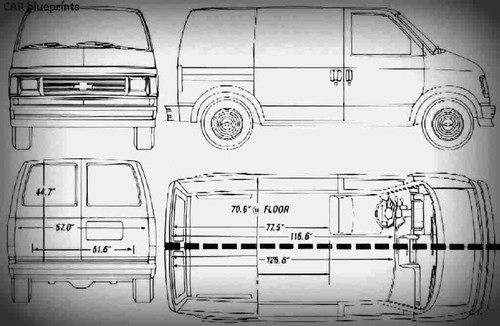 Chevrolet astro van swb 1990 - chevrolet,