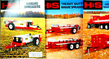 4 x Original US H&S BIG Variation of Manure Spreader Leaflet Brochure 18 Pages