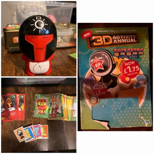 Crazy bones sticker cards - crazy,