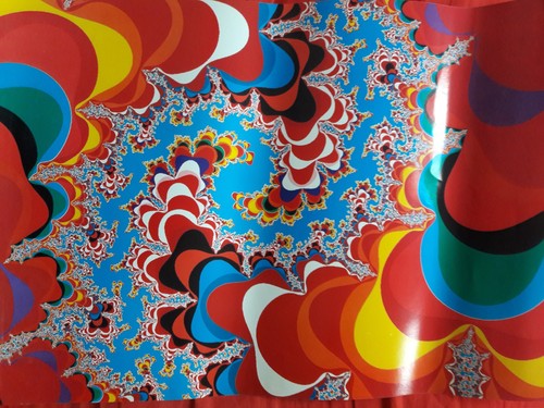 Large painting fractal pattern - painting,