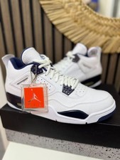 Nike Air Jordan 4 IV Retro LS Legend Blue Columbia UK9 US10 EUR44 White Cement