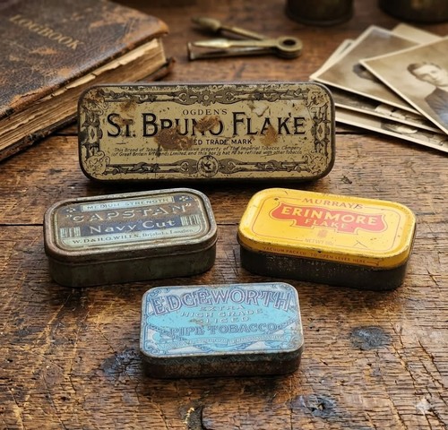 Vintage tobacco tin bundle - tobacco,