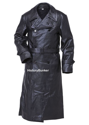 Ww2 german leather trench coat - german,