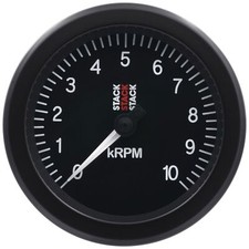 Stack ST100 Tachometer Rev Counter 83mm 0-10Krpm Black