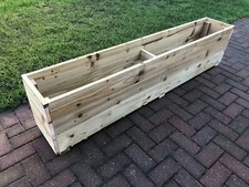wooden garden planter 2ft -