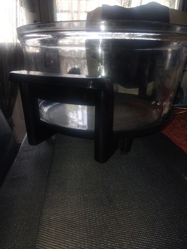Halogen glass bowl - glass,