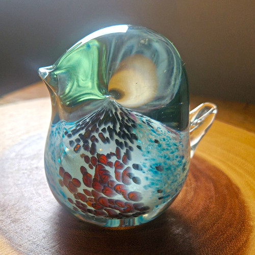 Vintage mdina glass bird - vintage,