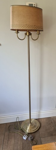 Vintage mcm brass floor - vintage,
