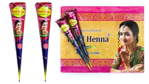 Kajal henna cones - kajal, brown