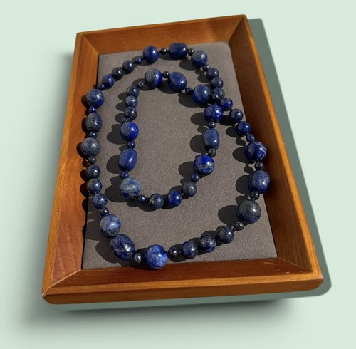Genuine lapis lazuli beaded - genuine,