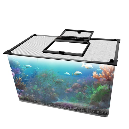 Diy magnetic aquarium lid - diy,
