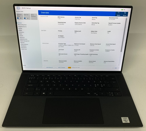 Dell precision 5550 i7 - 5550, 15.6