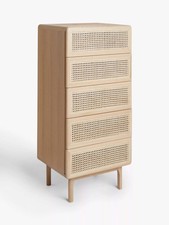 John Lewis Rattan 5 Drawer