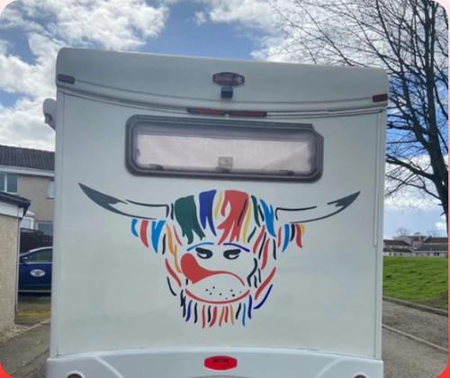 Motorhome graphics highland - motorhome,