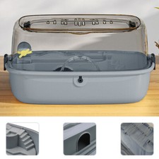 Large Indoor Clear Skylight Hamster Castle Gerbil Mouse Cage Play Home