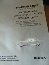 Genuine Ford Zodiac Zephyr