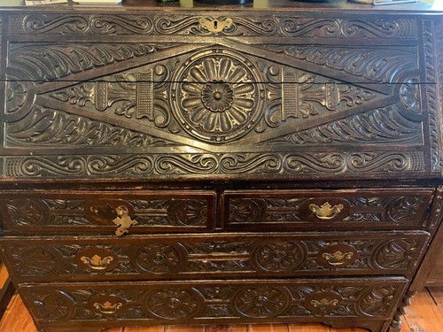 Antique victorian tudor - tudor, oak